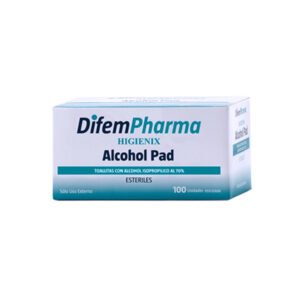Alcohol pad toallitas con alcohol isopropílico