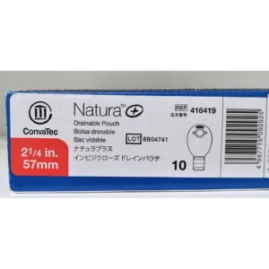 Bolsa drenable natura transparente 57mm 416419 Convatec