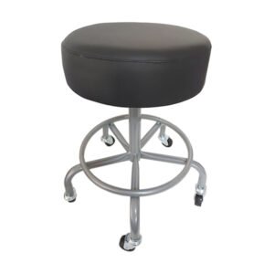 Piso giratorio negro con ruedas