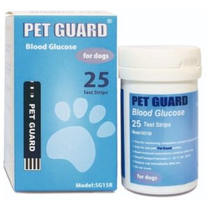 Cinta glucosa pet guard x 25 tiras