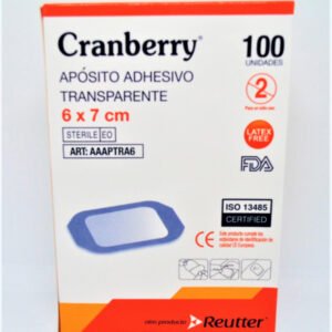 Apósito adhesivo transparente 6x7cm Cranberry