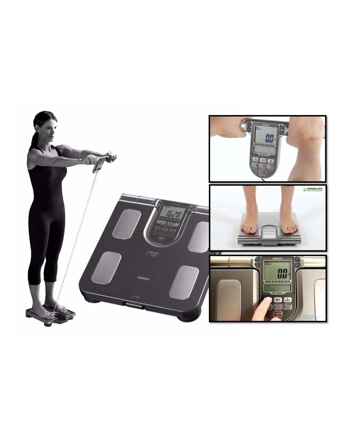 Balanza digital con analizador de fitness premium Omron HBF514 - Imagen 2