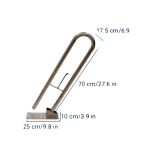 Barra abatible de baño 70cm BR01