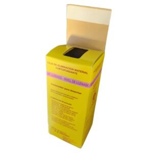 CAJA DESECHO CORTOPUNZANTE CARTON 1/2 LITRO