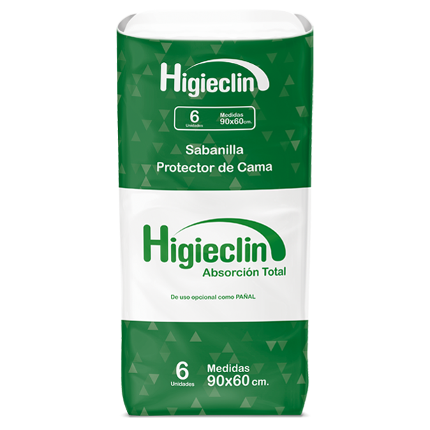 Higieclin sabanilla adulto x 6 und