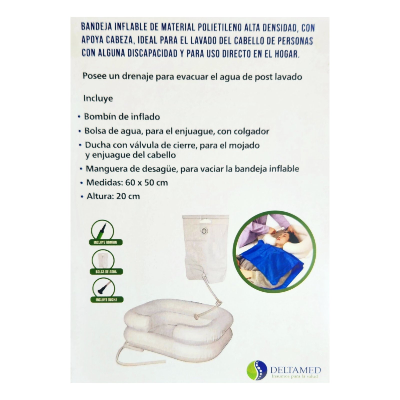 Lavapelo inflable Deltamed