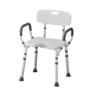 Silla de ducha con respaldo y reposabrazo BA393