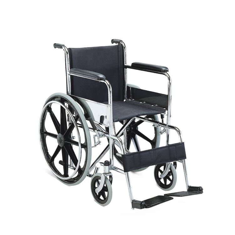 Silla de ruedas macizas plegable W809b - Imagen 2