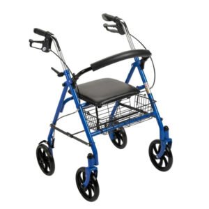 Andador castor con ruedas, frenos y asiento RO512