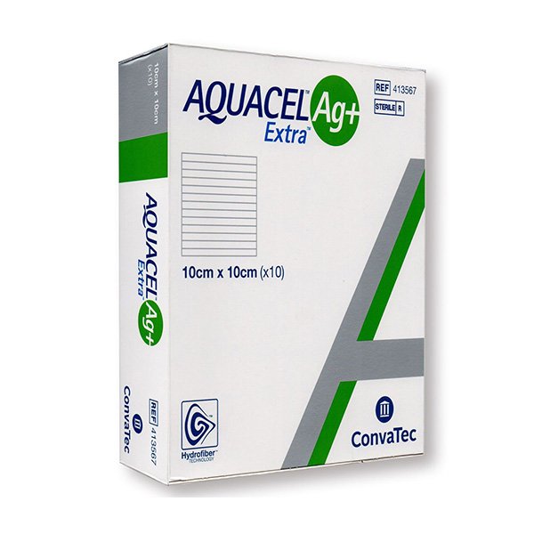 Aquacel Ag+ extra 10x10 Convatec - Imagen 2