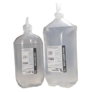 Suero agua bidestilada