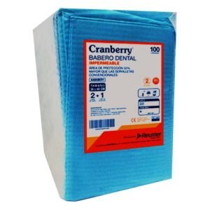 Babero desechable azul 3 capas