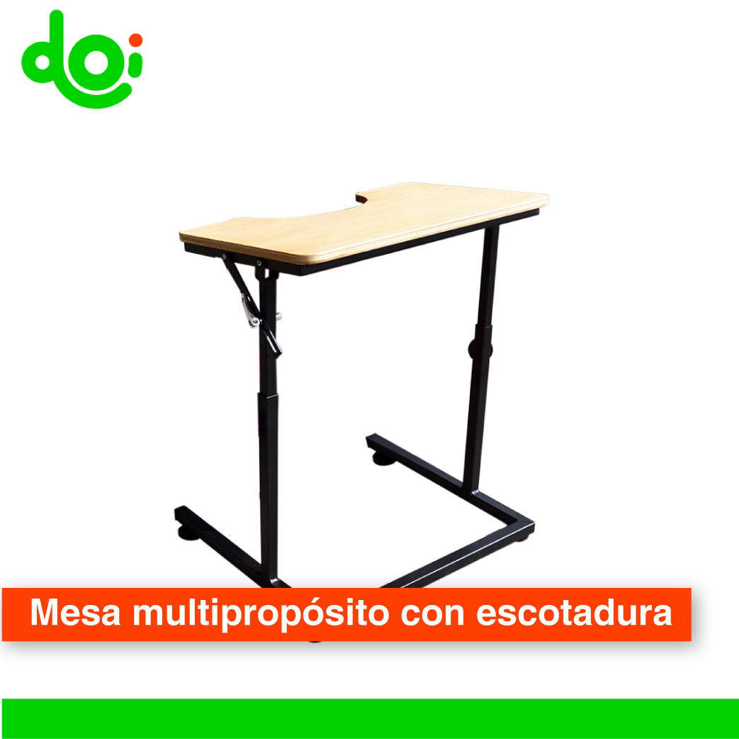 Mesa con escotadura y regulación - Imagen 8