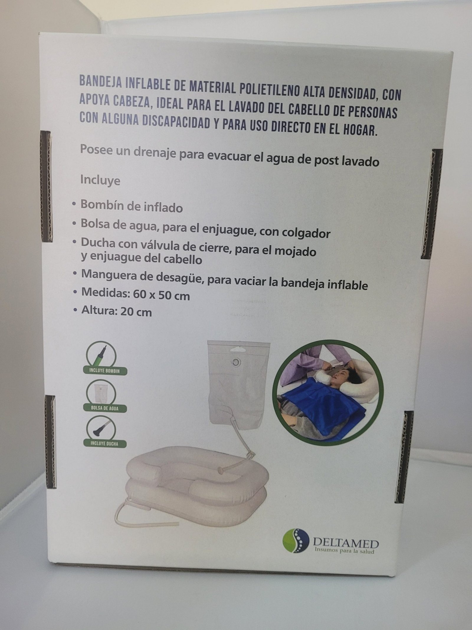 Lavapelo inflable Deltamed - Imagen 5