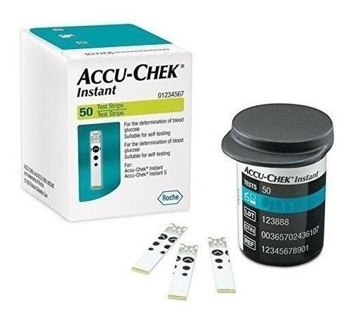Tiras reactivas accuchek instant 50 unid